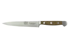 Couteau à découper Güde Alpha Chêne 16cm en acier forgé