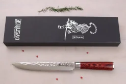 Couteau à découper Wusaki Pakka X50 20cm manche pakkawood