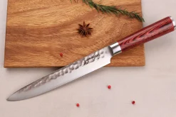 Couteau à découper Wusaki Pakka X50 20cm manche pakkawood