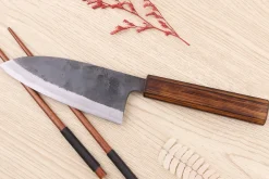 Couteau deba 13,5cm japonais artisanal Hidetsune BS2