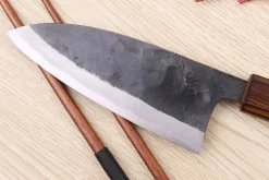 Couteau deba 13,5cm japonais artisanal Hidetsune BS2