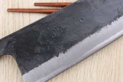 Couteau deba 18cm japonais artisanal Hidetsune BS2