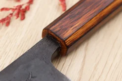 Couteau deba 18cm japonais artisanal Hidetsune BS2