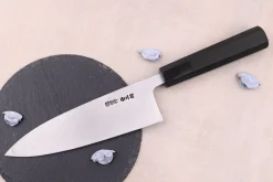Couteau deba 18cm japonais artisanal Sakai Takayuki Aoniko