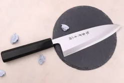 Couteau deba 18cm japonais artisanal Sakai Takayuki Aoniko