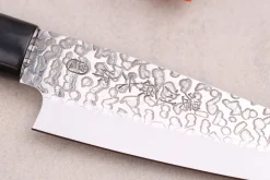 Couteau deba 12cm japonais Satake Cutlery Tsuchime en magnolia