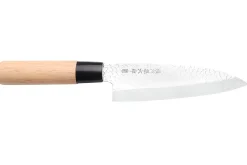 Couteau deba 15cm japonais Satake Cutlery Tsuchime en magnolia