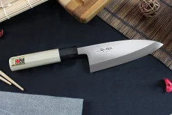 Couteau deba japonais artisanal Kagekiyo Utage White Steel 2 15cm