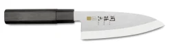 Couteau deba japonais Kai Seki Magoroku Kinju acier 1K6 biseauté