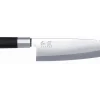 Couteau Deba japonais KAI Wasabi Black lame 21cm