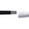 Couteau Deba japonais KAI Wasabi Black lame 10.5cm