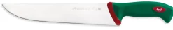 Couteau de boucher professionnel SANELLI Premana lame 27cm manche vert