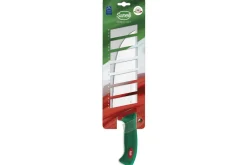 Couteau de boucher professionnel Sanelli Premana lame large 24cm manche vert