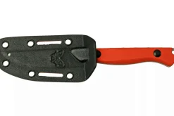 Couteau de chasse Benchmade Flyway 15700 lame 6,9cm manche G10 orange + étui Boltaron