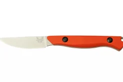Couteau de chasse Benchmade Flyway 15700 lame 6,9cm manche G10 orange + étui Boltaron