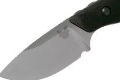 Couteau de chasse Benchmade Hidden Canyon Hunter 15017 lame 7cm manche bois + étui en cuir