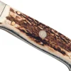 Couteau de chasse Puma IP Elk Hunter Stag 304410 lame 10,4cm manche bois de cerf + étui en cuir