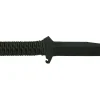 Couteau de chasse Wildsteer TX Wild TXW3112 lame noire 16cm manche paracorde Kaki + étui en nylon