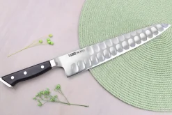 Couteau de chef alvéolé japonais Glestain K Series 27cm