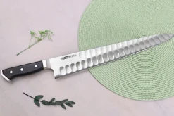 Couteau de chef alvéolé japonais Glestain K Series 36cm
