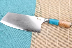 Couteau de chef chinois 20cm Kutoyama damas Azur