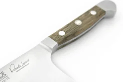 Couteau de chef chinois Güde Alpha Chêne 16cm en acier forgé