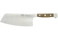 Couteau de chef chinois Güde Alpha Chêne 16cm en acier forgé