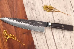Couteau de chef 20cm Fukito Ébène Damas VG10