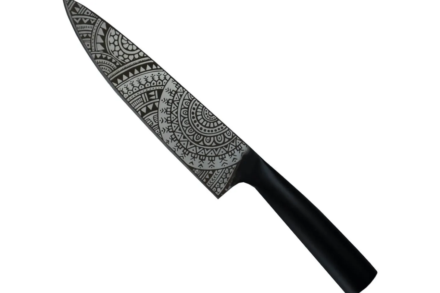 Couteau de chef 20cm Homey's by Schiffmacher manche en inox noir
