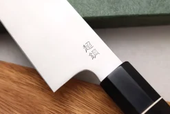 Couteau de chef 21cm japonais artisanal Sukenari ZDP-189 San Maï manche en ébène