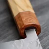 Couteau de chef 21cm japonais artisanal Yuzo SLD olivier et cognassier