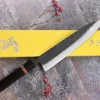 Couteau de chef 24cm japonais artisanal Yuzo Black SLD ébène et cognassier