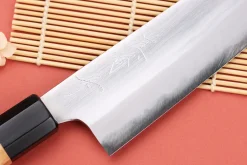Couteau de chef 21cm japonais artisanal Naoki Mazaki WS2 poli