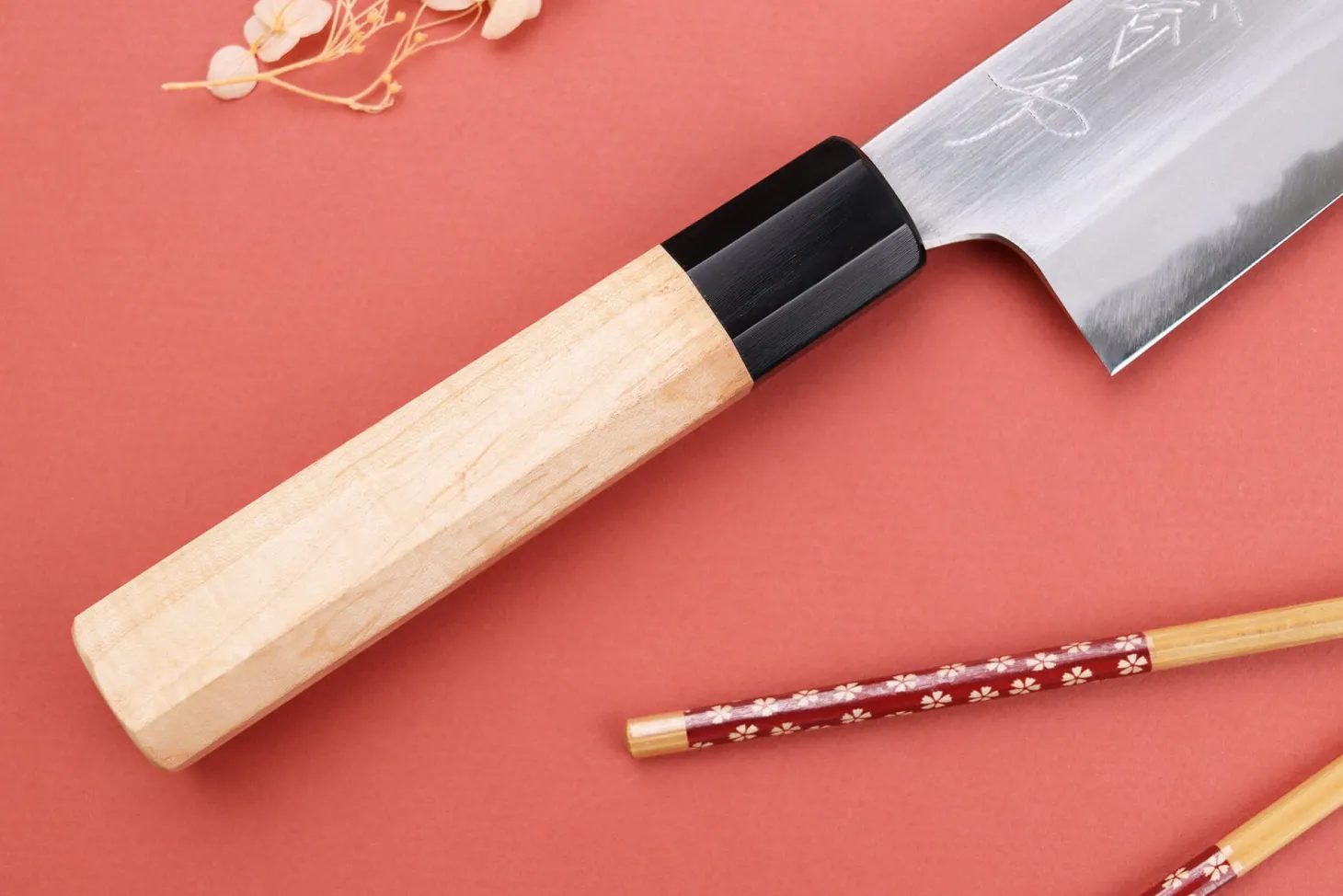 Couteau de chef 21cm japonais artisanal Naoki Mazaki WS2 poli