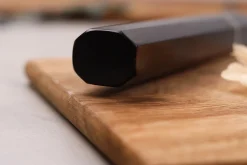 Couteau de chef 24cm japonais artisanal Sukenari ZDP-189 San Maï manche en ébène