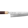 Couteau de chef 21cm japonais artisanal Yoshimi Kato SPG Strix V-Tsuchime
