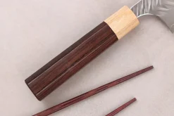 Couteau de chef 21cm japonais artisanal Yoshimi Kato SPG Strix V-Tsuchime