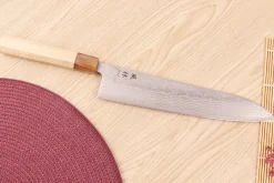 Couteau de chef 24cm japonais artisanal Yuzo Haruto Damas