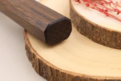 Couteau de chef 24cm japonais artisanal Hado Sumi B1D manche en chêne