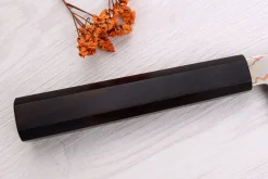 Couteau de chef 21cm japonais artisanal Hatsukokoro Hayabusa Rainbow Damas