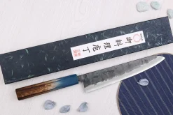 Couteau de chef 21cm japonais artisanal Yoshihiro Rugged Black