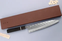 Couteau de chef 24cm japonais artisanal Yoshimi Kato Hyo SG2