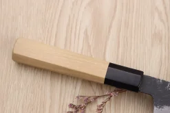 Couteau de chef 21cm japonais artisanal Sakai Kikumori Kikuzuki Kuro