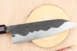 Couteau de chef 18cm japonais artisanal Yoshimune par Kawamura Black WS2