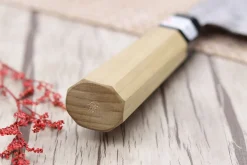Couteau de chef 18cm japonais artisanal Fujiwara Maboroshi manche en magnolia