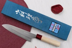 Couteau de chef 18cm japonais artisanal Masakage Yuki Shirogami 2