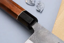Couteau de chef 21cm japonais artisanal Yuzo Black Nashiji