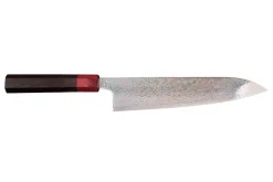 Couteau de chef 21cm japonais artisanal Takeshi Saji VG10 Rainbow