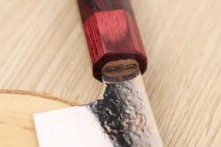 Couteau de chef 21cm japonais artisanal Takeshi Saji VG10 Rainbow