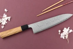 Couteau de chef 21cm japonais artisanal Yuzo Damas VG10
